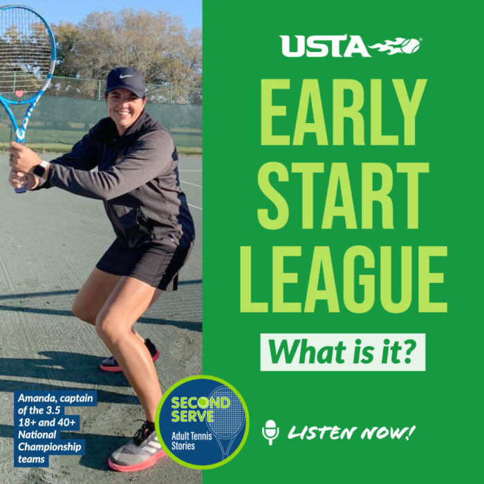 Ep. 96 USTA Early Start League What Is It? Second Serve Tennis Podcast