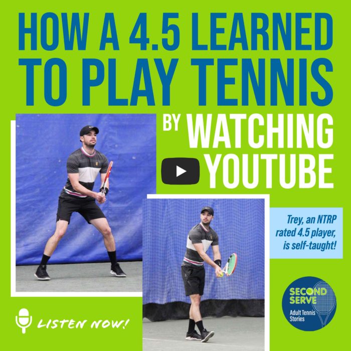 Learn to play tennis by watching YouTube